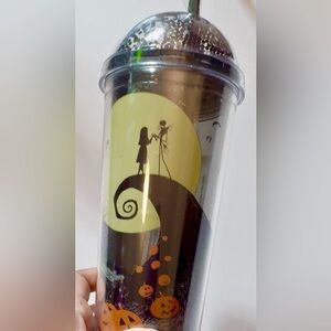 🌙 The Night Before Christmas Halloween - Themed Tumbler with Lid